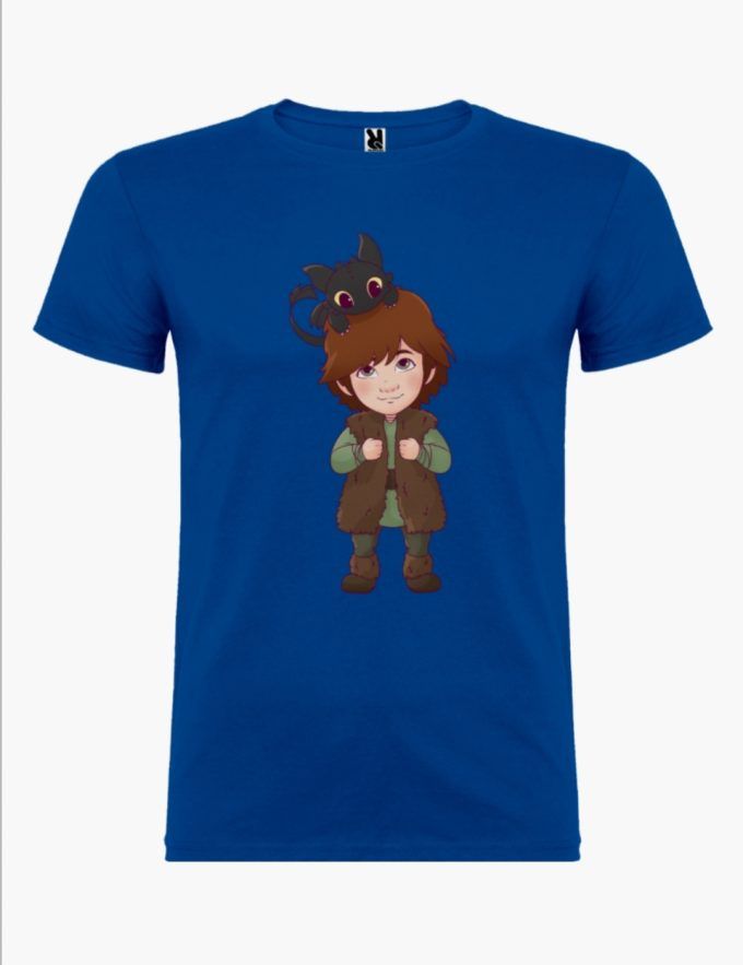 Camiseta infantil Hipo Azul Royal