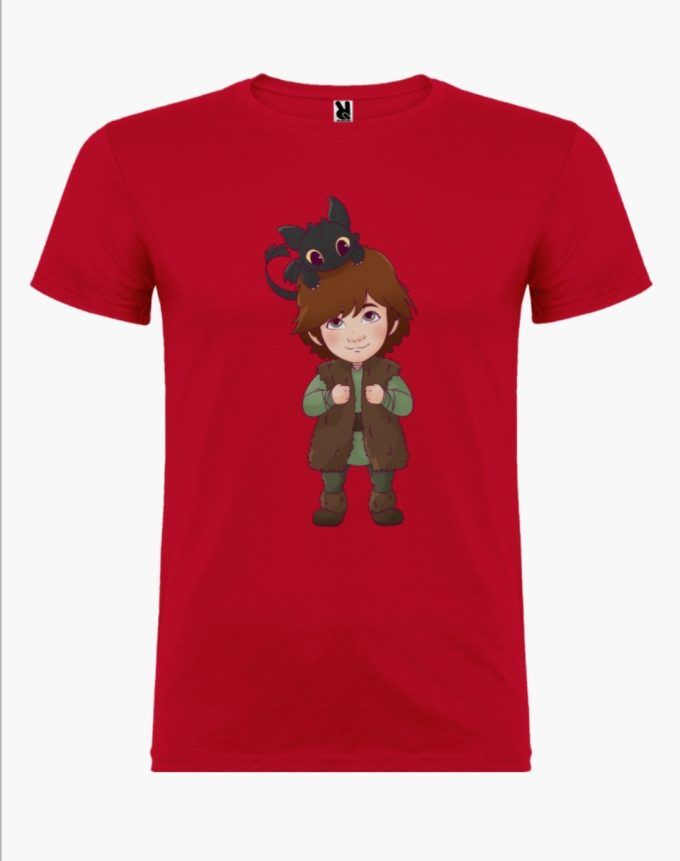 Camiseta infantil Hipo Rojo