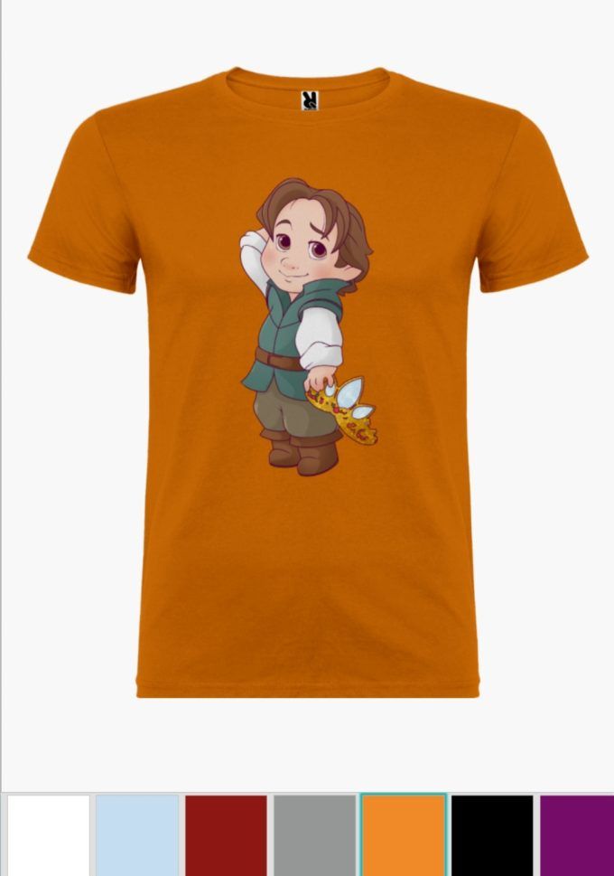 Camiseta infantil Flynn Naranja