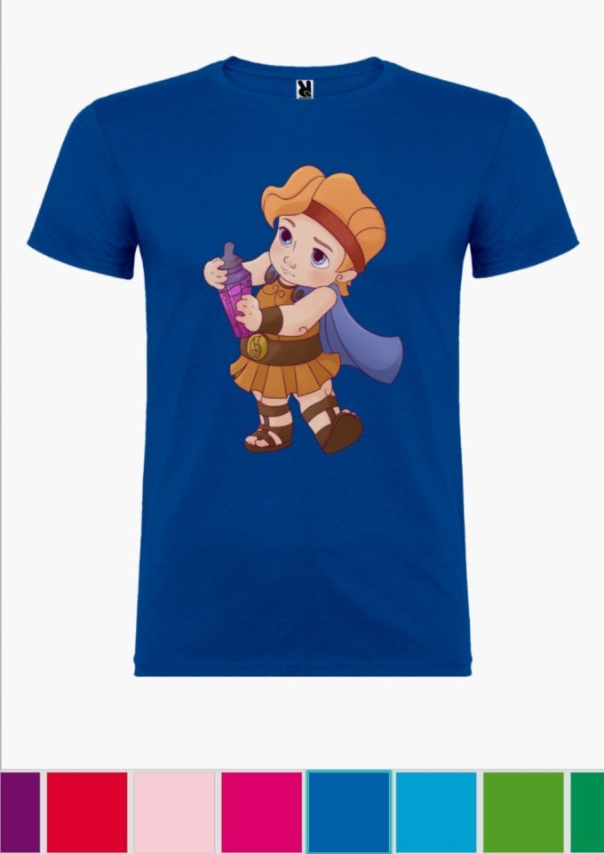 Camiseta infantil Hércules Azul Royal