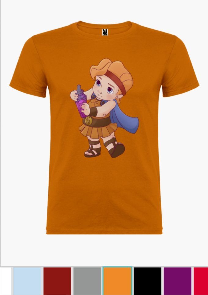 Camiseta Hércules Naranja