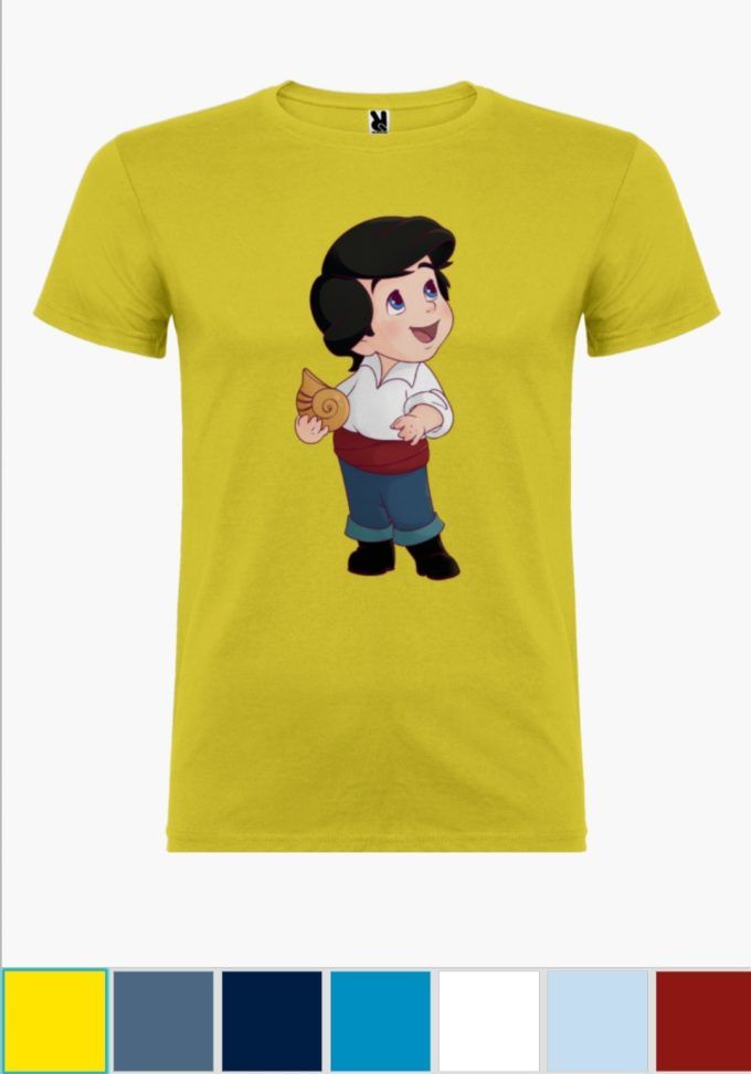 Camiseta infantil Eric Amarillo