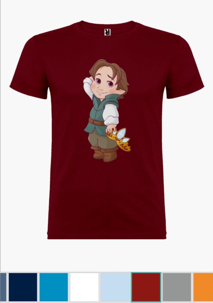 Camiseta infantil Flynn Granate