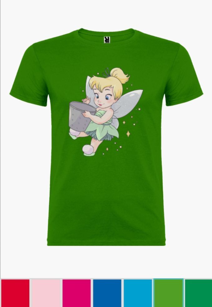 Camiseta infantil Campanilla Verde Grass