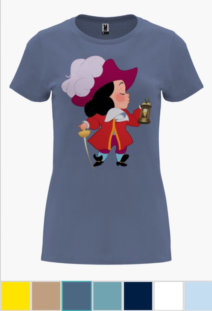 Camiseta mujer Garfio