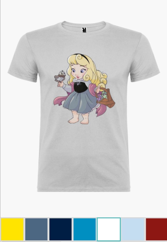 Camiseta infantil Aurora Blanco